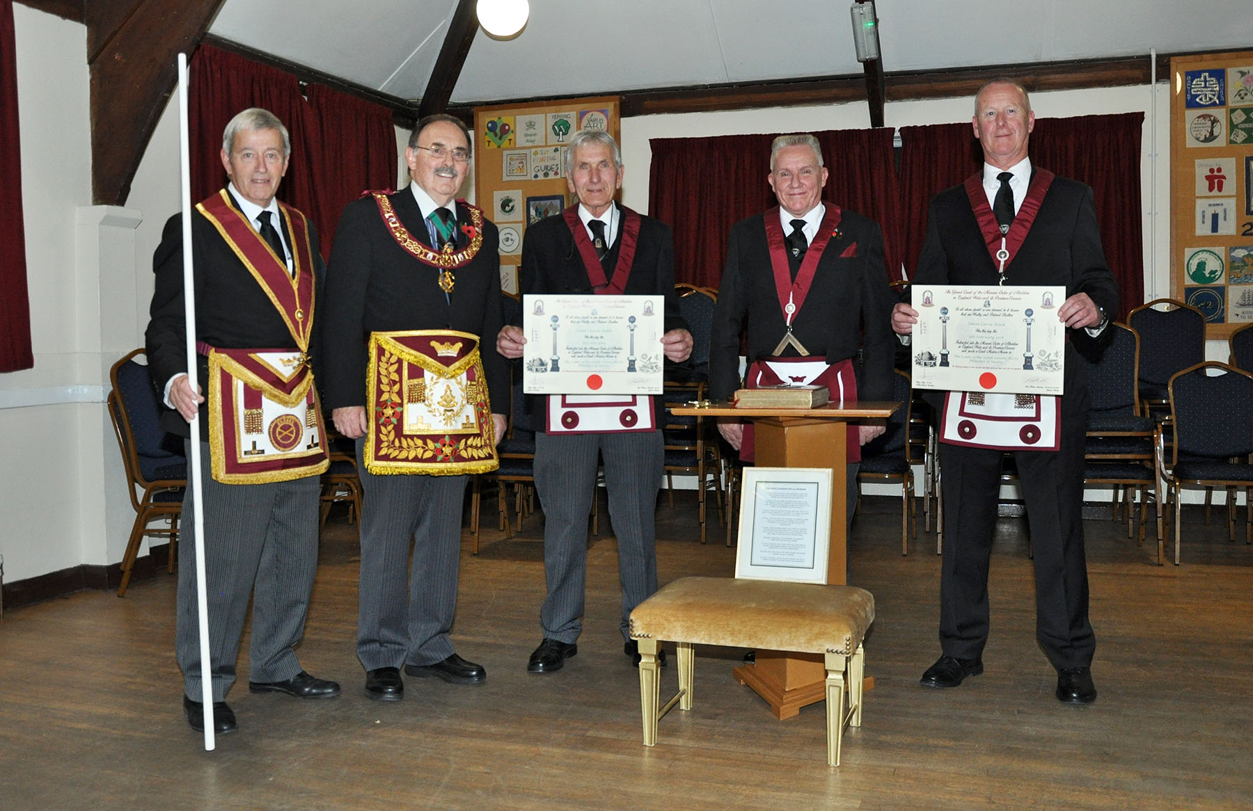 Executive Visit by the Provincial Grand Master to the Court of the South Saxons