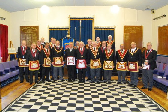 Executive visit by the Deputy Provincial Grand Master to the Court of Aelle